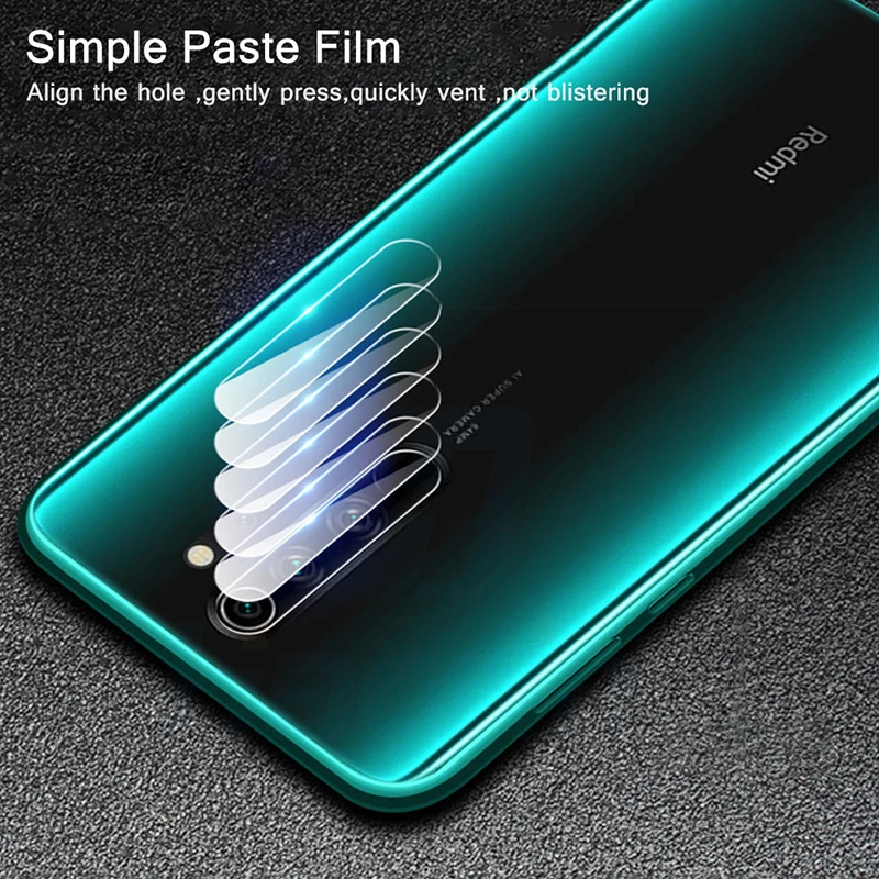 2 шт. пленка для объектива Xiaomi Redmi Note 8 Pro закаленное стекло задняя камера Защитная