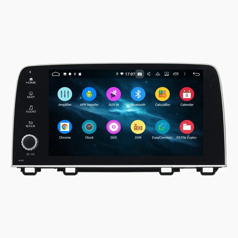 Android 9 8 Core с DSP для HONDA CRV 2017 автомобильное радио видеоплеер мультимедийный