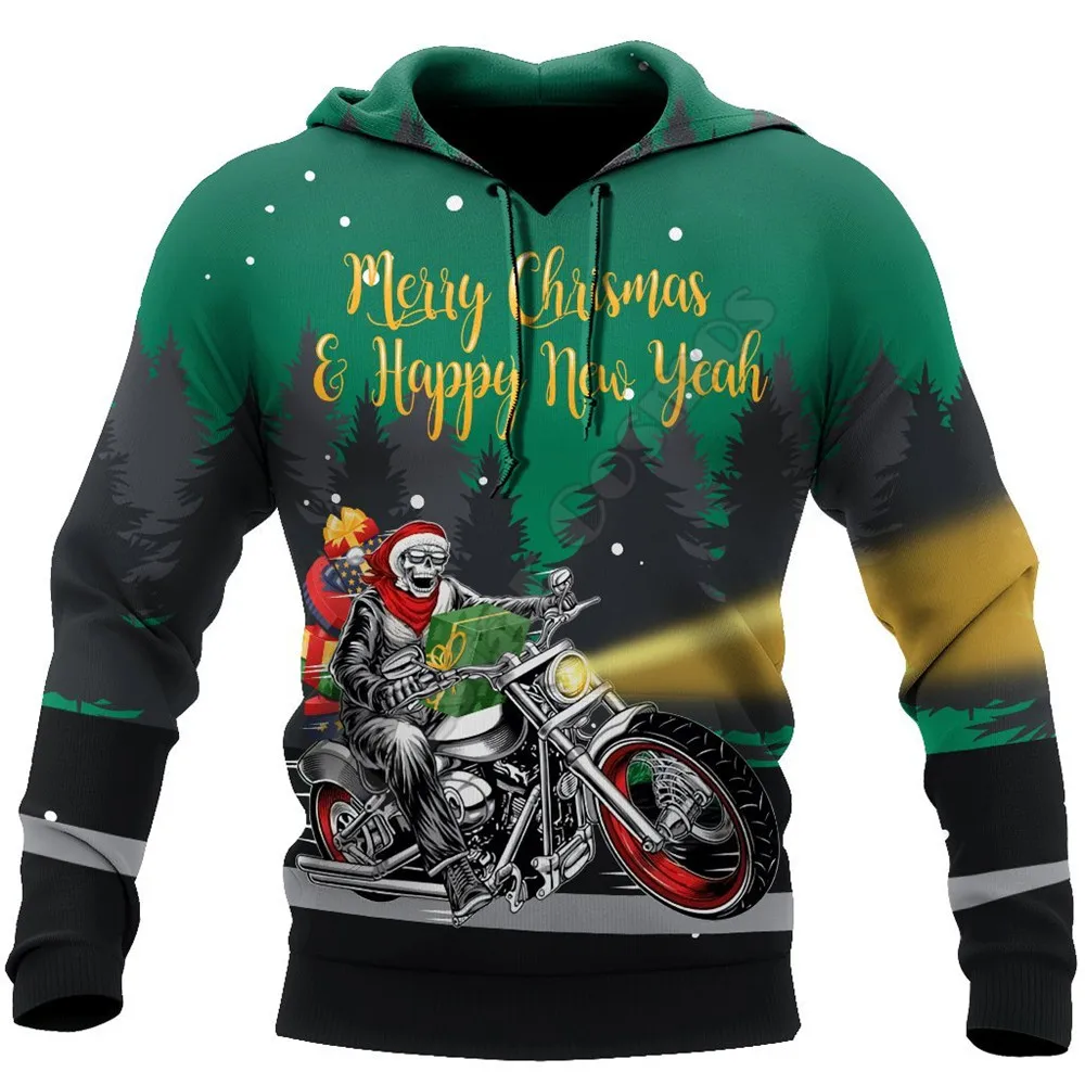 

Merry Chrismas 3D printed Hoodies Sweatshirt zipper hoodies women For men Halloween Cosplay Costumes 01