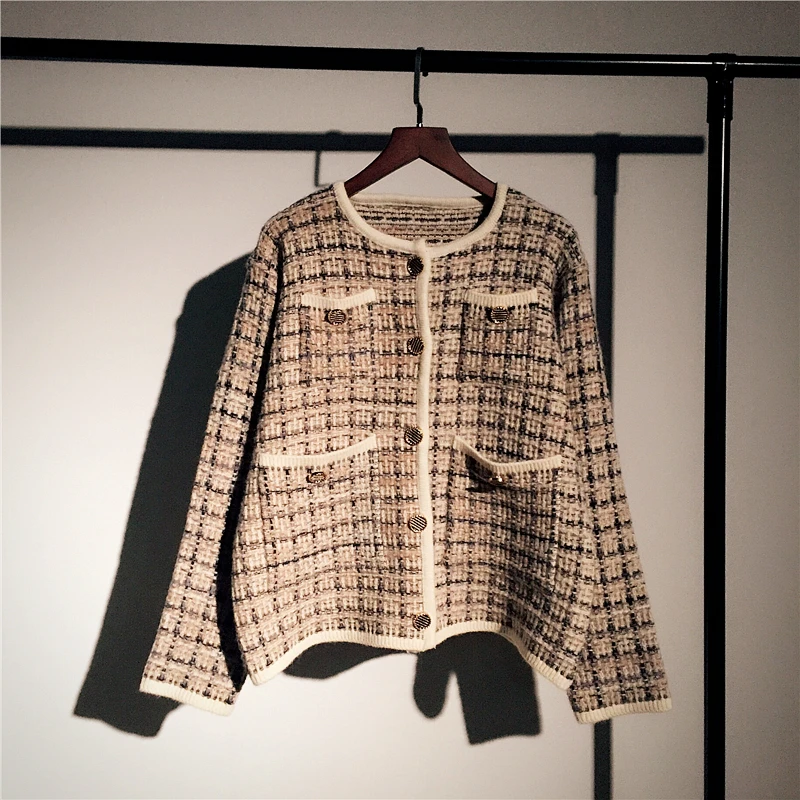 Women Cardigans Sweater Knitwear Single Breasted Casual Knit Cardigan Outwear Winter Jacket Coat