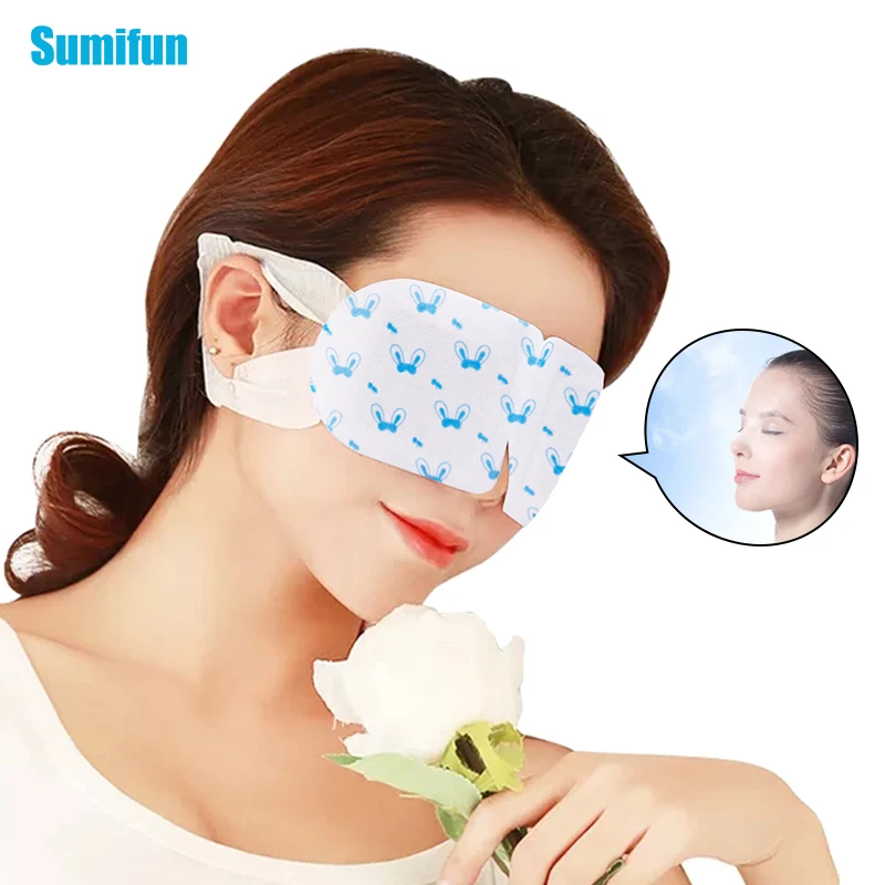 1 пакет Паровая Горячая теплая маска для глаз усталых Расслабляющая удаление