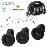 kqtft protein skin velvet replacement earpads for oneodio pro50 headphones ear pads parts earmuff cover cushion cups