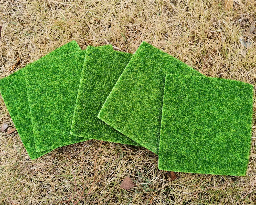 Искусственная трава Sod Moss Растения Орнаменты DIY Сказочный Сад Балкон Дом Микро Ландшафт Декор Аксессуары.