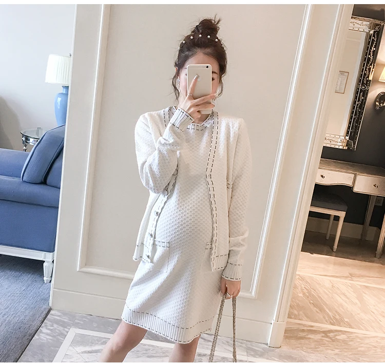 Взрывные модели платье для беременных новый модный костюм КОМФОРТНОЕ