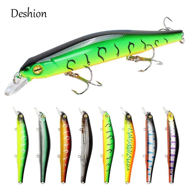 Deshion новые тонущие гольян рыболовные приманки наживки искусственные 3D глаза