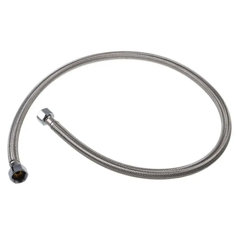 

1M Braided Flexible Shower Hose Water Heater Connector Pipe Tube