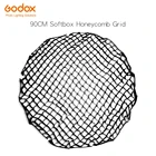 Godox портативный P90L P90H 90 см 16 стержней глубокая параболическая соты софтбокс сетка