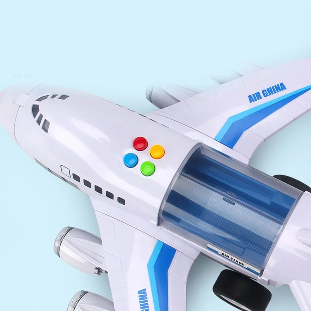 

Music Story Simulation Track Inertia Children's Toy Aircraft Large Size Passenger Plane Kids Airliner Toy Car