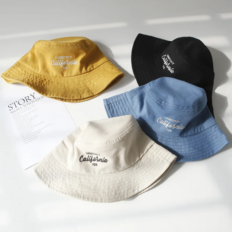 Baby Bucket Hats Children Cool Cap For Girl Boys Korea Panama Fishing Hat Beanie Sun Protection Photography Accessories | Детская одежда