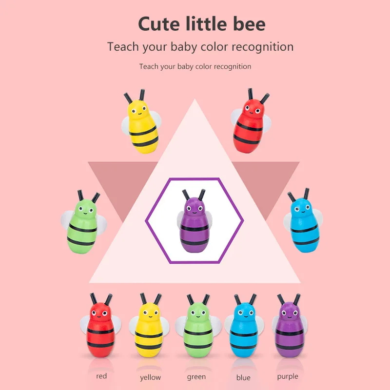 Деревянная головоломка Монтессори улей игра для обучения обучающие игры