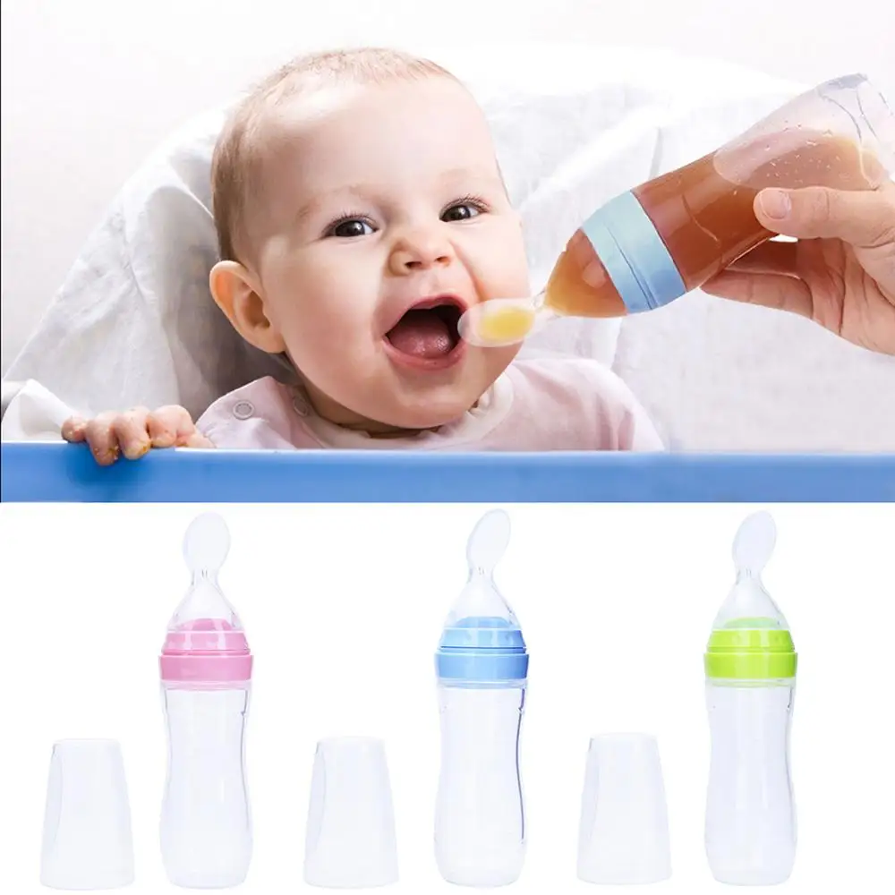 Сжималка для кормления новорожденных силиконовая тренировочная ложка риса