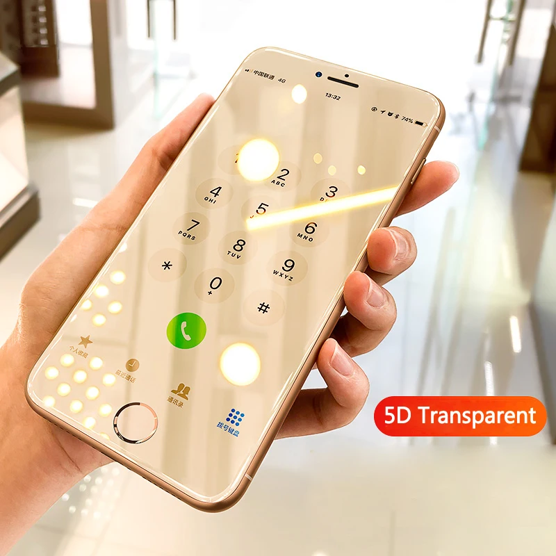 

Best Transparent Real 5D Curved Full Cover Screen Protector for IPhone X XS MAX 11 Pro Max 6 6S 7 8 Plus 3D 9H Tempered Glass