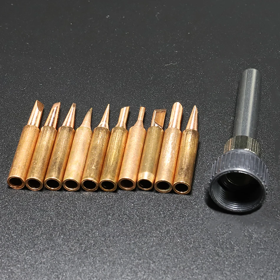 11 шт. медь 900 м паяльник наконечник+ casingFor Hakko 936 паяльная станция ПАЯЛЬНЫЕ НАКОНЕЧНИКИ