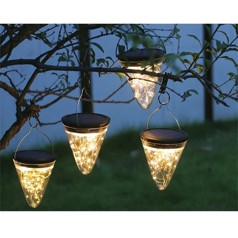 저렴한 8M 태양 조경 조명 야외 LED 현대 방수 정원 지상 원뿔형 램프 장식용