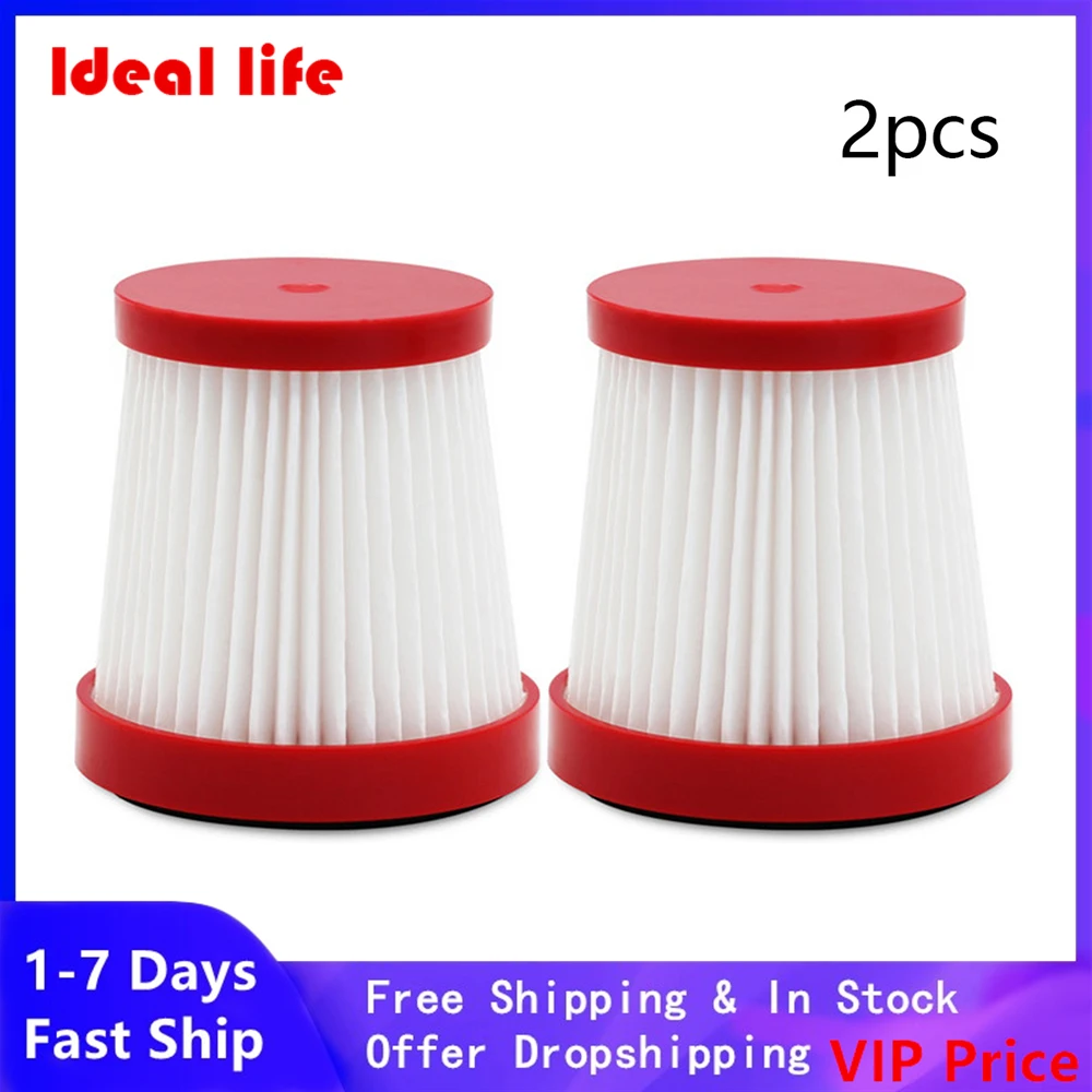 

Фильтры для пылесоса Xiaomi Deerma VC01, ручные аксессуары для пылесоса, детали для робота, бытовые фильтры для уборки, инструменты, 2 шт. в упаковке