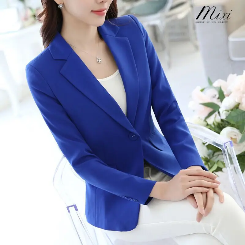 

Spring coat Long Sleeve plus size clothing for women woman jacket white blazer women woman office woman jacket jackets women