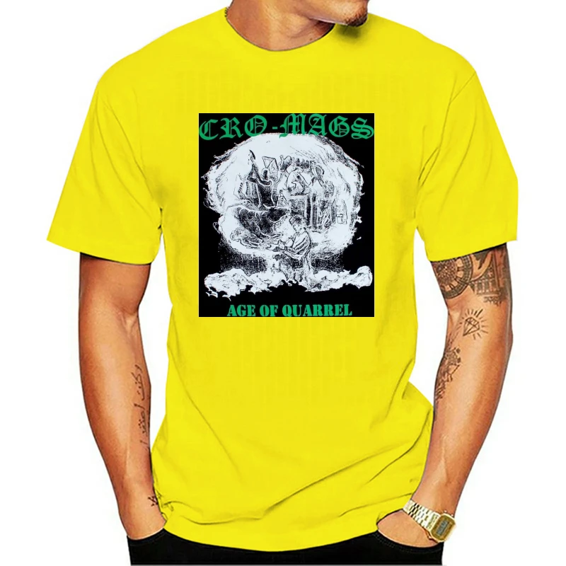 

CRO-MAGS THE AGE OF QUARREL86 NEW BLACK SHORT SLEEVE T-SHIRT