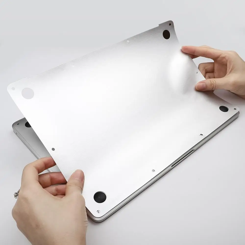Batianda Серебряный полный корпус ноутбука кожи стикер совместимый с новым MacBook Pro Touch Bar Air Pro retina 13 15 A1932 A1989 A1990