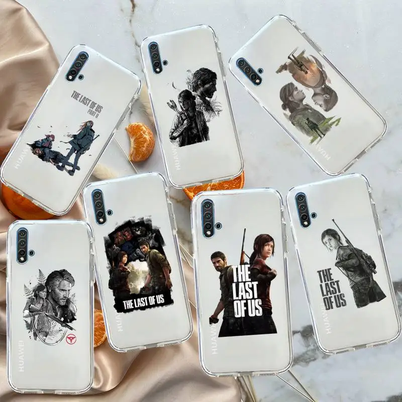 

The Last Of Us Part Phone Case Transparent for Huawei honor P mate Y 20 30 40 10 8 5 6 7 9 i x c pro lite prime smart 2018 2019