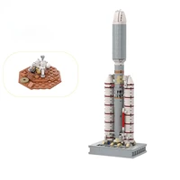 moc titan centaur scale missile weapon rocket launcher huygens saturn probe kids brain game toy boys best gift home decoration