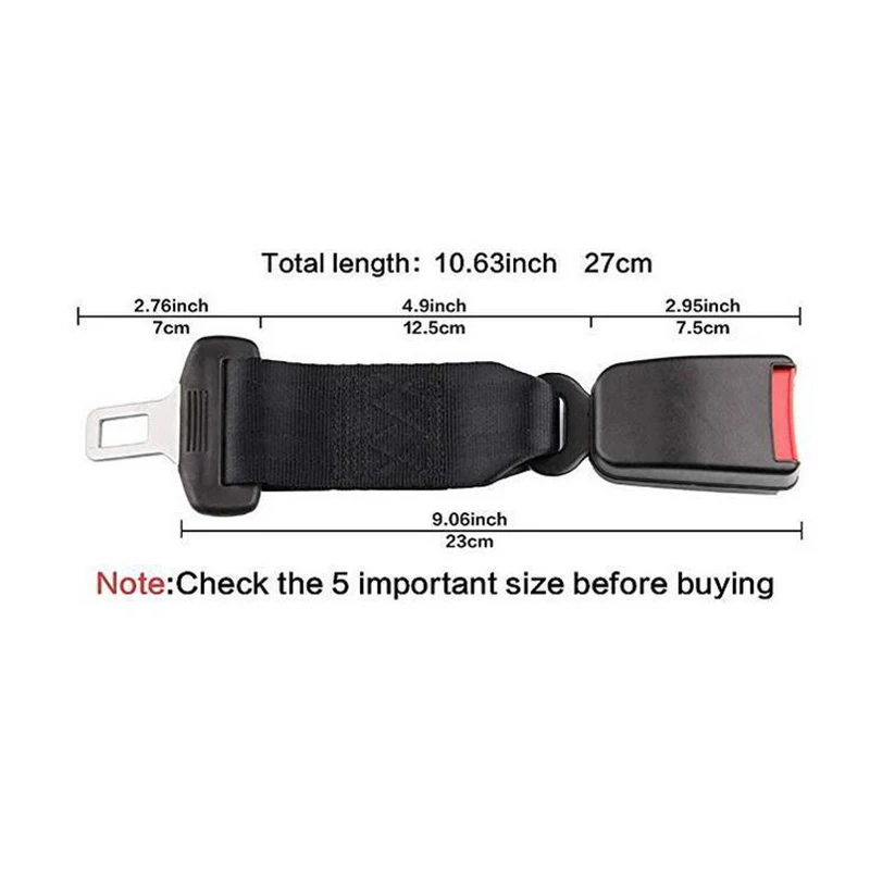 2 шт. удлинитель ремня безопасности автомобиля чехол для Накладка с пряжкой зажим