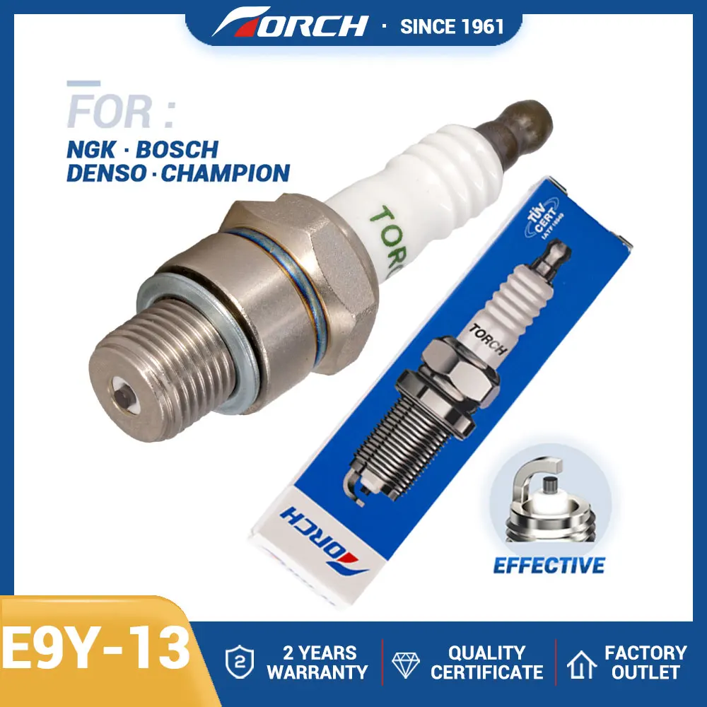 

Genuine Original Equipment Marine Spark Plug Torch E9Y-13 Replcae for 2852 Copper Non-Resistor Spark Plug