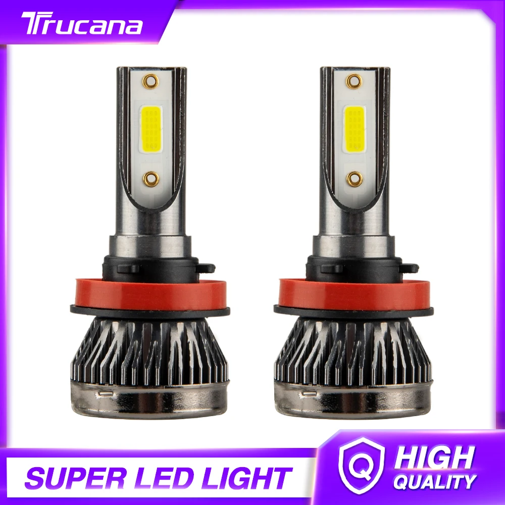 

Trucana H7 LED Headlight Bulb Fog Light H4 Car LED Headlamp 30W H1 H3 H11 9005 9006 9012 880 5202 H13 9004 9007 6000K LED Bulbs