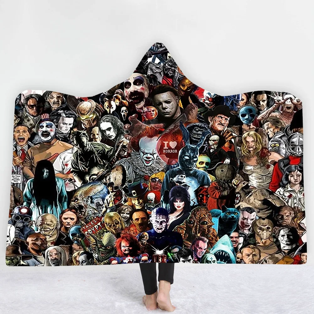 3D ужас Потрясающие фигурки альбом накидка покрывало | Дом и сад