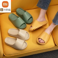 xiaomi men women couple thicken summer slippers female solid color home indoor anti slip shoes breathable flip flops sandals