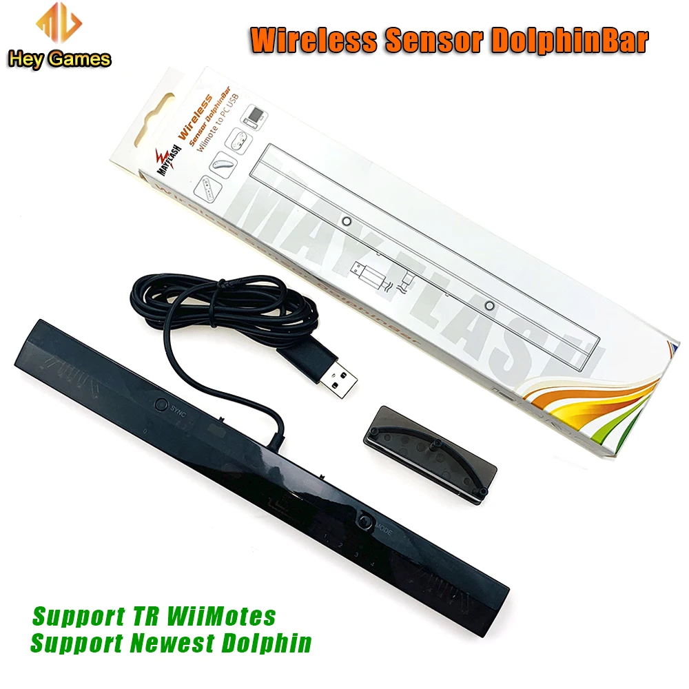 

Датчик MayFlash для пульта дистанционного управления Wii, беспроводной игровой контроллер для Windows/ПК