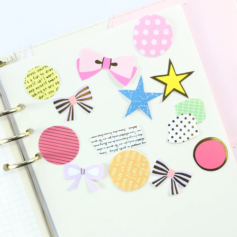 Domikee креативные Декоративные наклейки для конфет сумка дневника записного