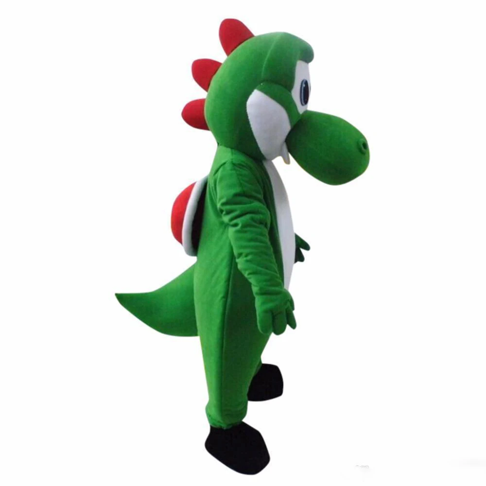 Прямая продажа с завода унисекс плюшевый костюм-талисман для Супер Марио Йоши на