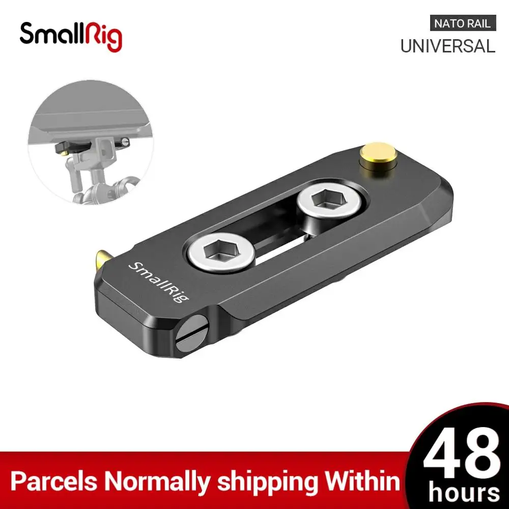 Parafusos de Montagem 50mm da Otan do Baixo-perfil 6mm de Smallrig com Braçadeira da Otan para a Liberação Trilho Grosso Rápida 4 -20 Bun2468b 1 –