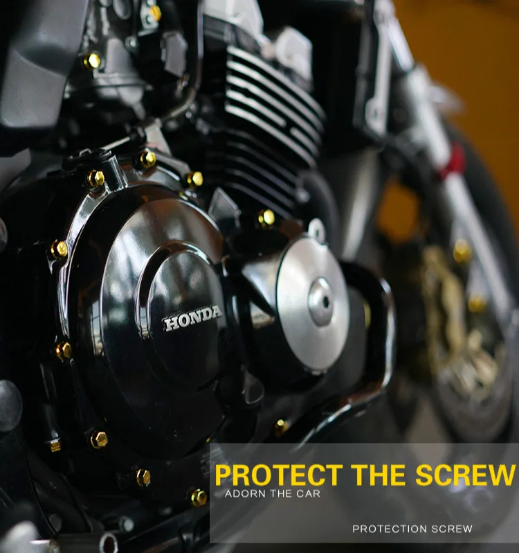 Крышка винта мотоцикла 30 шт модификация головки крышка украшения креативное