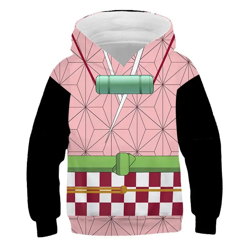 2020 новые дети мальчики Devils убийца толстовки 3d печати меч японского призрак