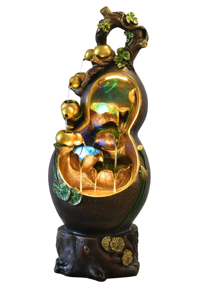 

Тыква петля Вода украшения для фонтанов Fengshui колесо вращающийся шар пол Фортуна украшения