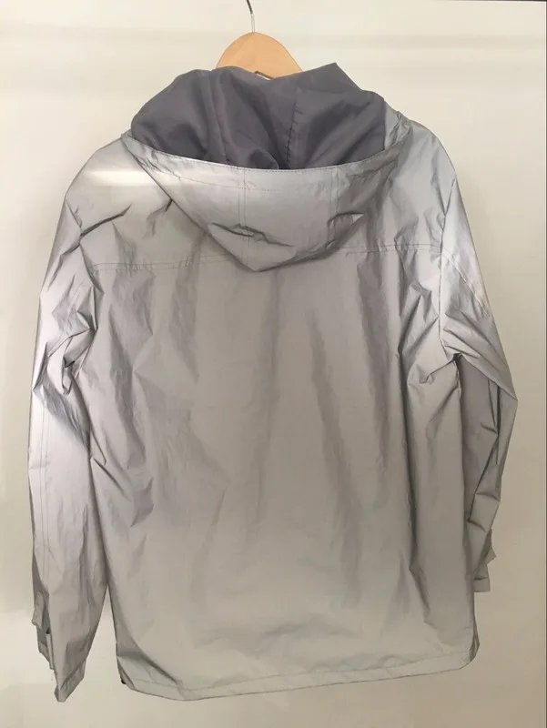 Светоотражающие куртки для мужчин и женщин тонкая ветровка зимняя куртка пальто