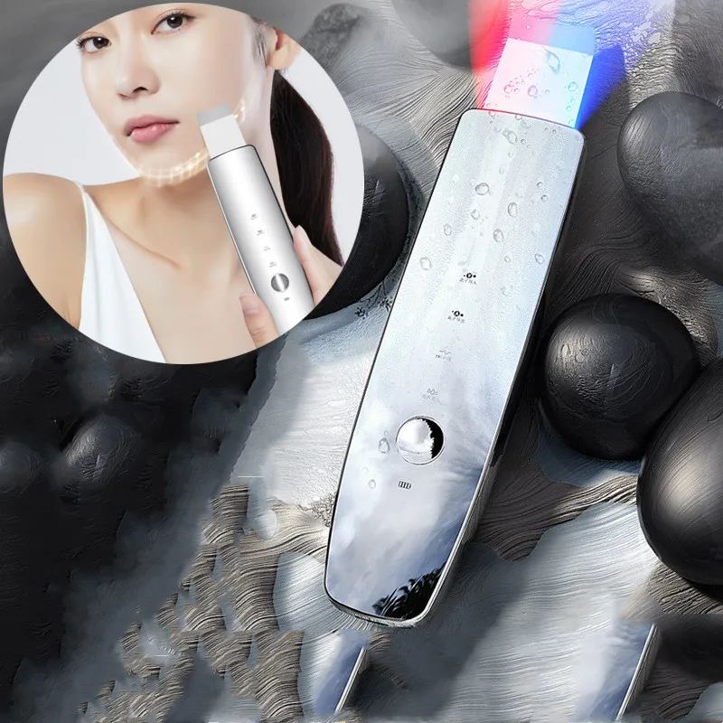 

Ultrasonic Skin Scrubber Deep Face Cleaning Machine Peeling Shovel Facial Pore Cleaner Face Skin Scrubber Lift Machine