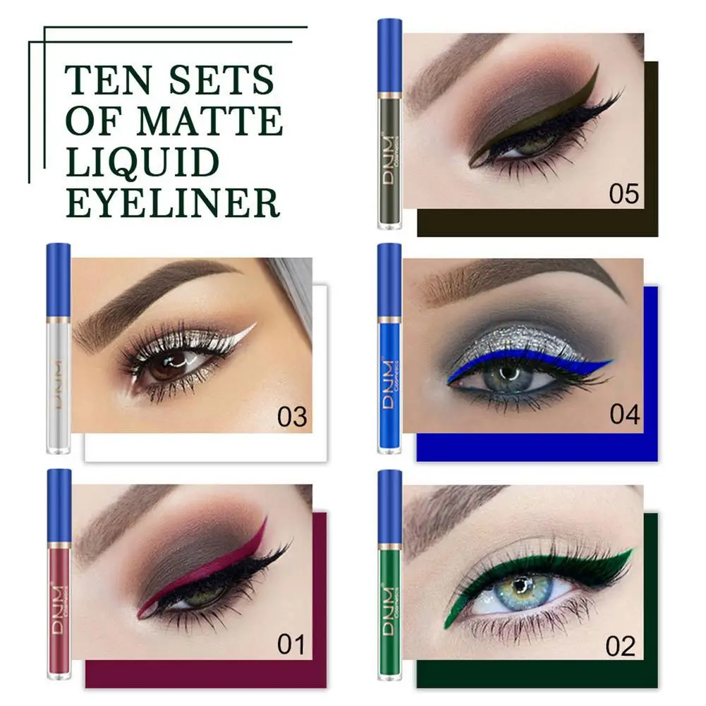 

New Liquid Eyeliner Set Eye Make Up Super Waterproof Long Lasting Smudgeproof Eye Liner Easy To Wear Eyes Makeup Cosmetics Tools