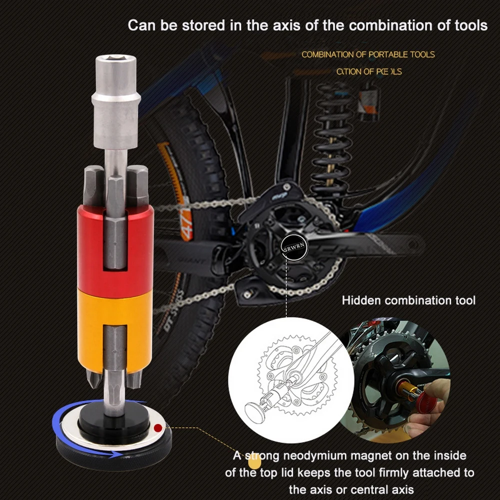 Набор инструментов для ремонта велосипеда шестигранный ключ крестовая отвертка