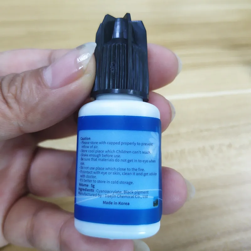 Бесплатная доставка 5 бутылок/партия быстросохнущий клей для наращивания ресниц