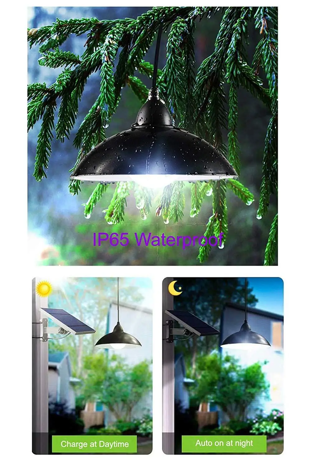 Солнечный светильник на открытом воздухе дистанционного Управление лампа IP65