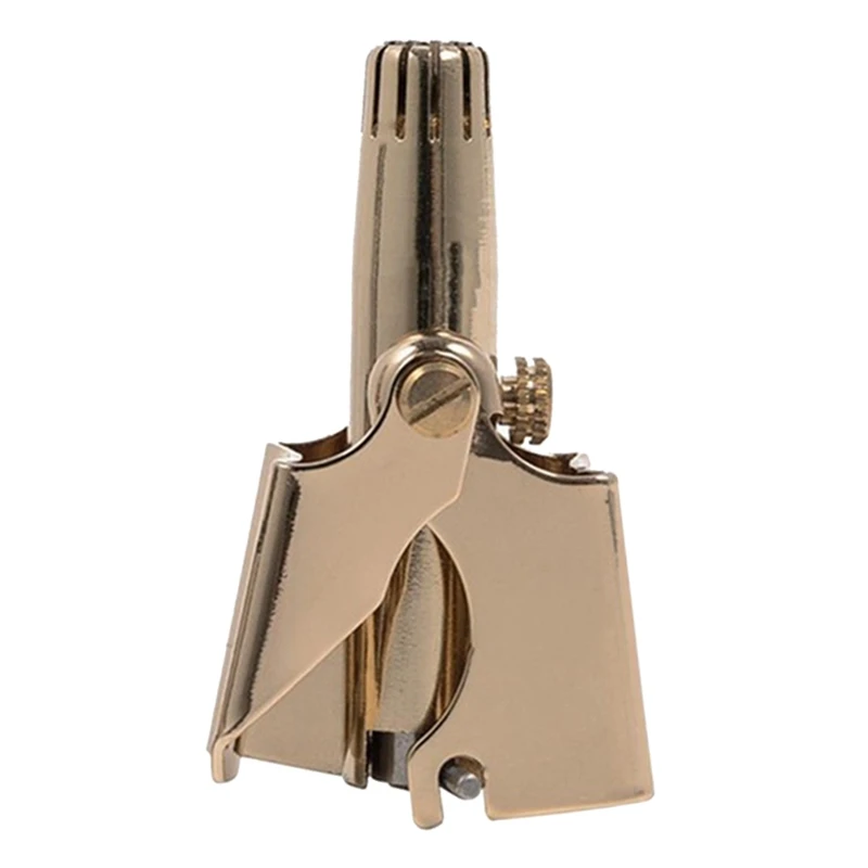 Ручной триммер для носа из нержавеющей стали механический волос в ушах