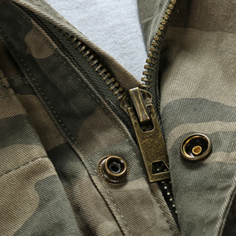 Мужская куртка с капюшоном камуфляжная уличная в стиле милитари верхняя одежда