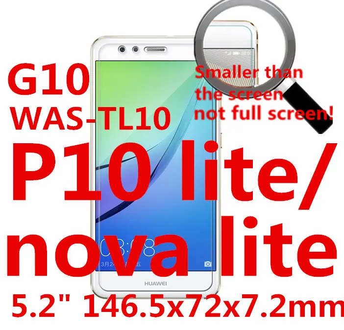 Защитный Стекло для huawei p9lite P8 P8lite P10lite Y6 2 компактная Защитная пленка для экрана для huawei Honor 7X 9lite 6A 6X 5C 8 Honor 7 lite - Цвет: Huawei P10 lite