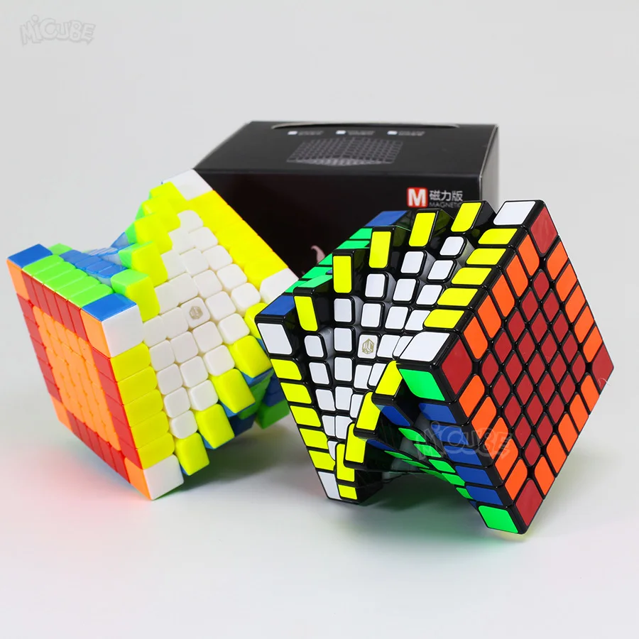 Mofangge X Man Spark & M 7x7x7 Магнитный куб обычный 7x7 магический скоростной без наклеек