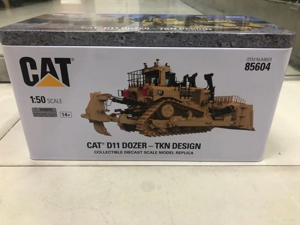 Cat D11 бульдозер гусеничный трактор TKN дизайн в масштабе 1:50 модель бренд DieCast Masters