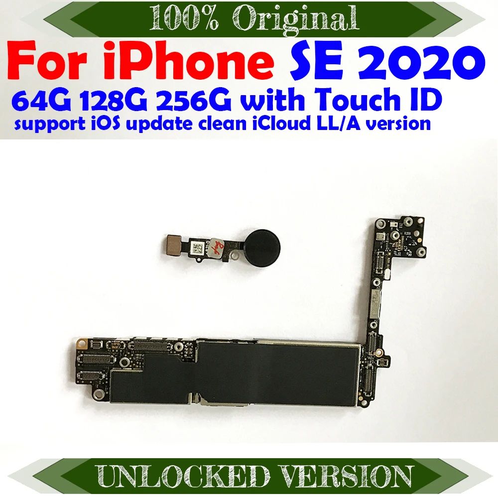 

Новая материнская плата для iPhone SE 2020 Clean iCloud 64 Гб материнская плата с системой 256 ГБ логическая плата 128 ГБ полная функциональная поддержка об...