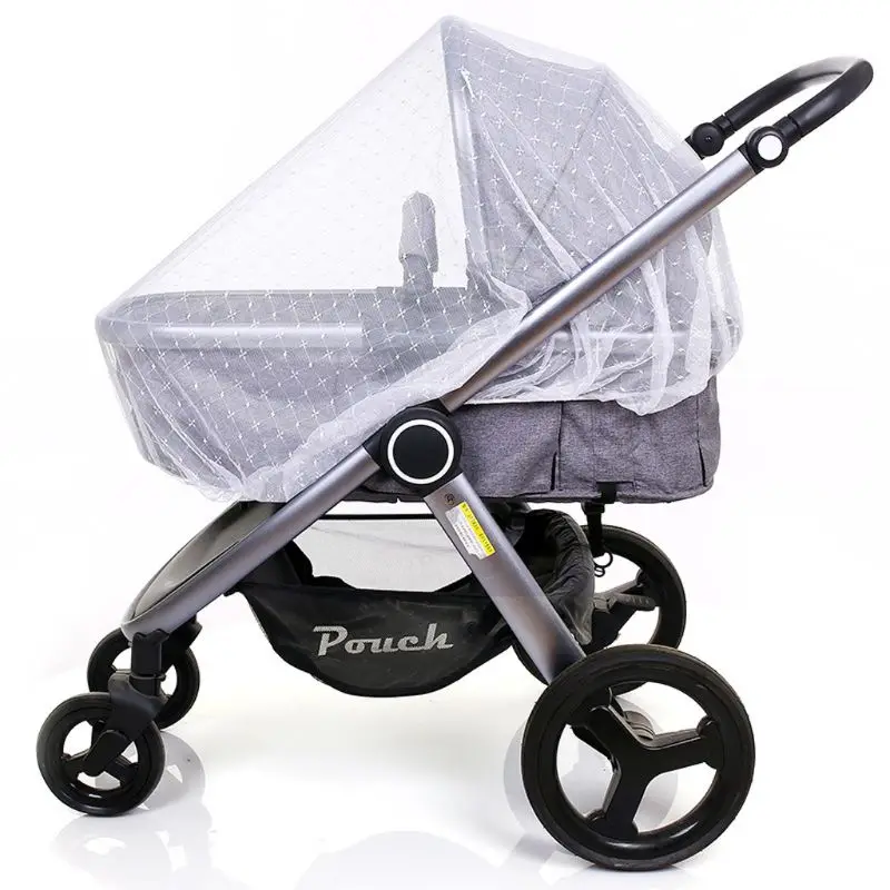 

Infants Baby Stroller Mosquito Net Safe Mesh Buggy Crib Netting Cart Mosquito Net Pushchair Full Cover Netting P15C