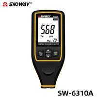 sndway sw 6310a digitale verf laagdiktemeter auto detector overspuiten verf micrometer fenf probe auto detector